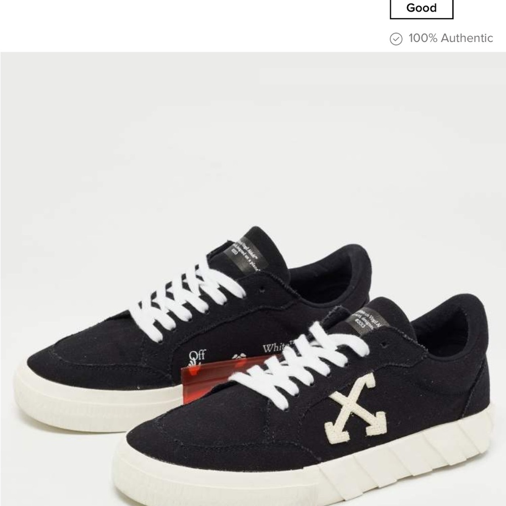 Off-White Black and White Sneakers Low-Top Casual